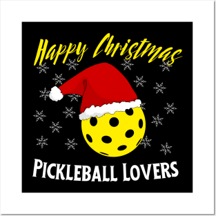 Christmas Pickleball Lovers Posters and Art